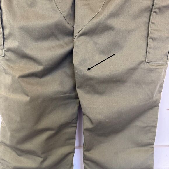 Empyre Pants 36 39x29 Green Cotton Relax Loose Cargo Skate Zumiez Button Fly NEW - Picture 8 of 12